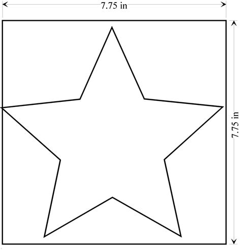 Printable Large Star Template